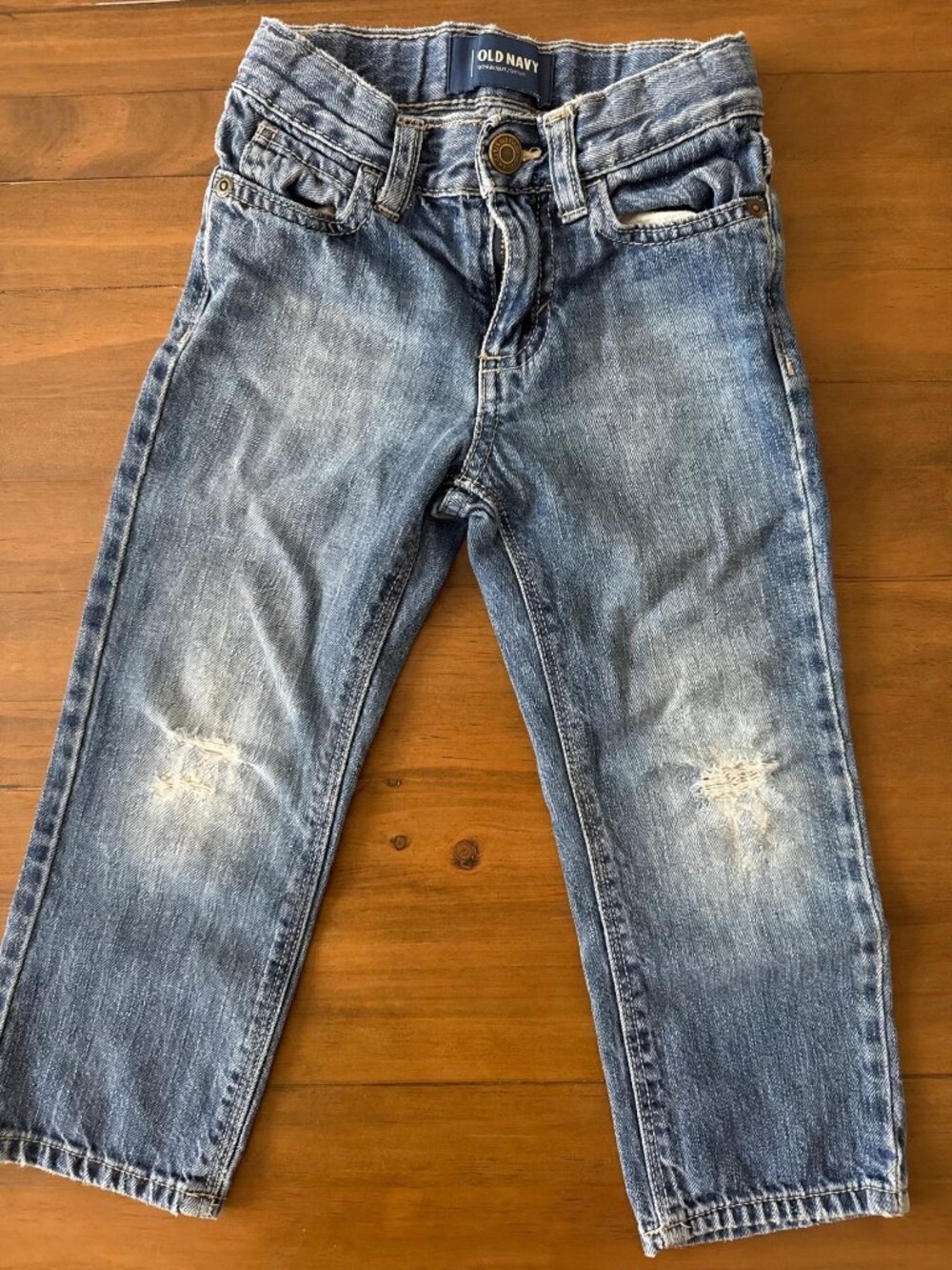 Old Navy Toddler Boy Straight Jeans - Distressed Knees